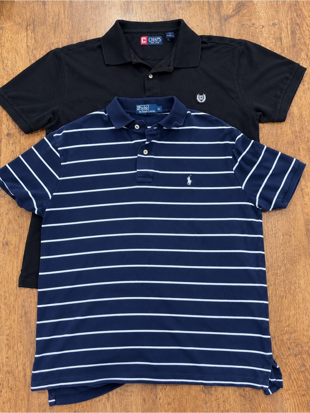 XL Men’s Polo Bundle Polo Ralph Lauren and Chaps both Cotton